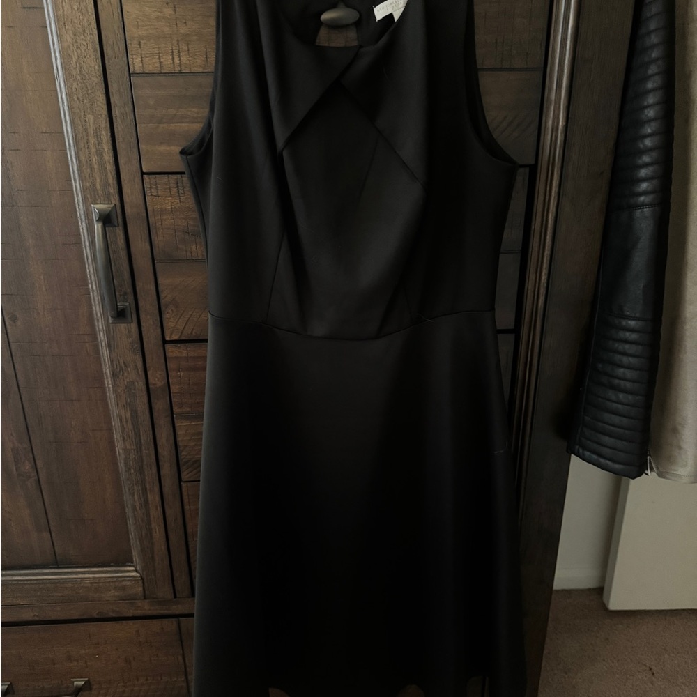 New York & Company Black Midi Dress - Picture 1 of 3